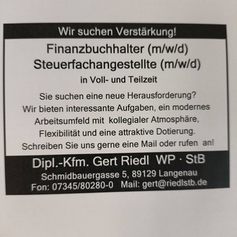 Logo: Riedl Gert Steuerkanzlei
