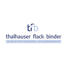 Logo: THALHAUSER • FLACK • BINDER PartG mbB Wirtschaftsprüfer • Steuerberater